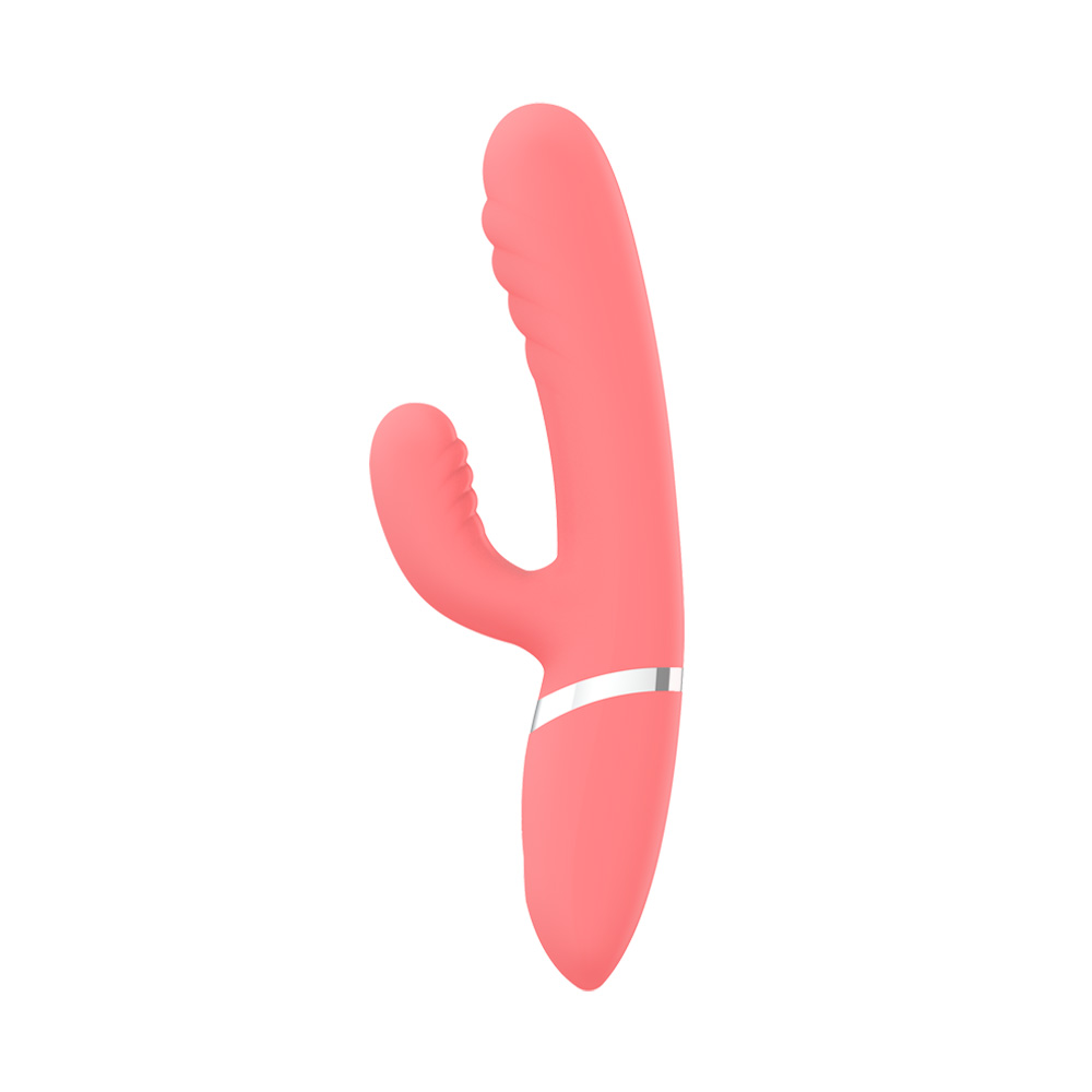 Coral Lyra Dual Motor G-spot and clitoral vibrator.