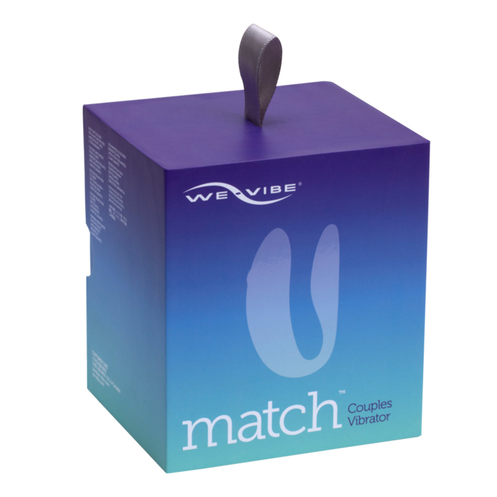 We-Vibe Match couples vibrator in periwinkle on a white background.