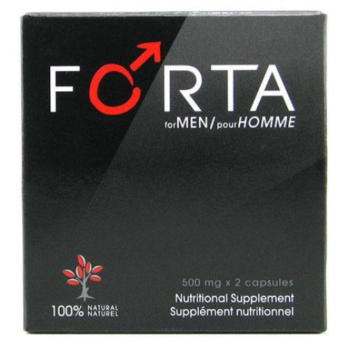 Forta for Men nutritional supplement box with a red male symbol.