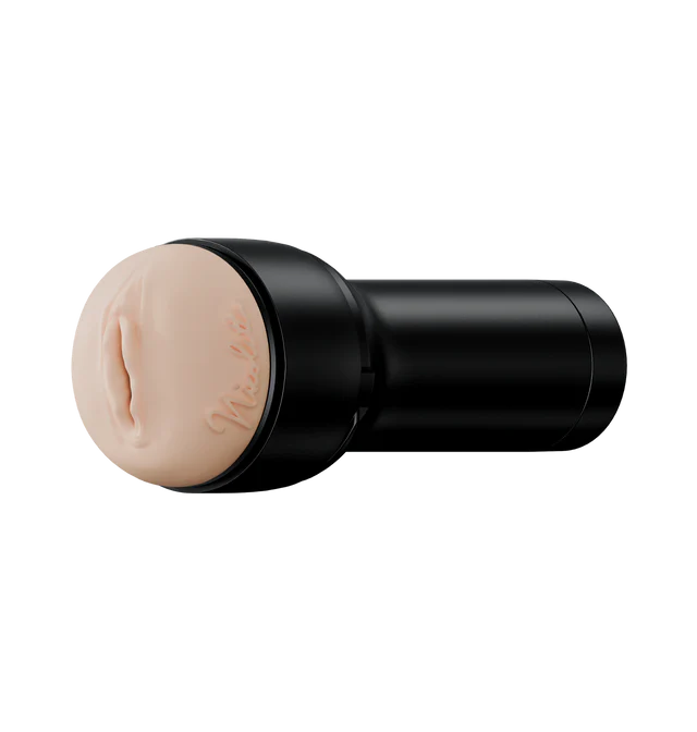 Nicolette Shea Realistic Stroker with a soft ribbed TPE sleeve.