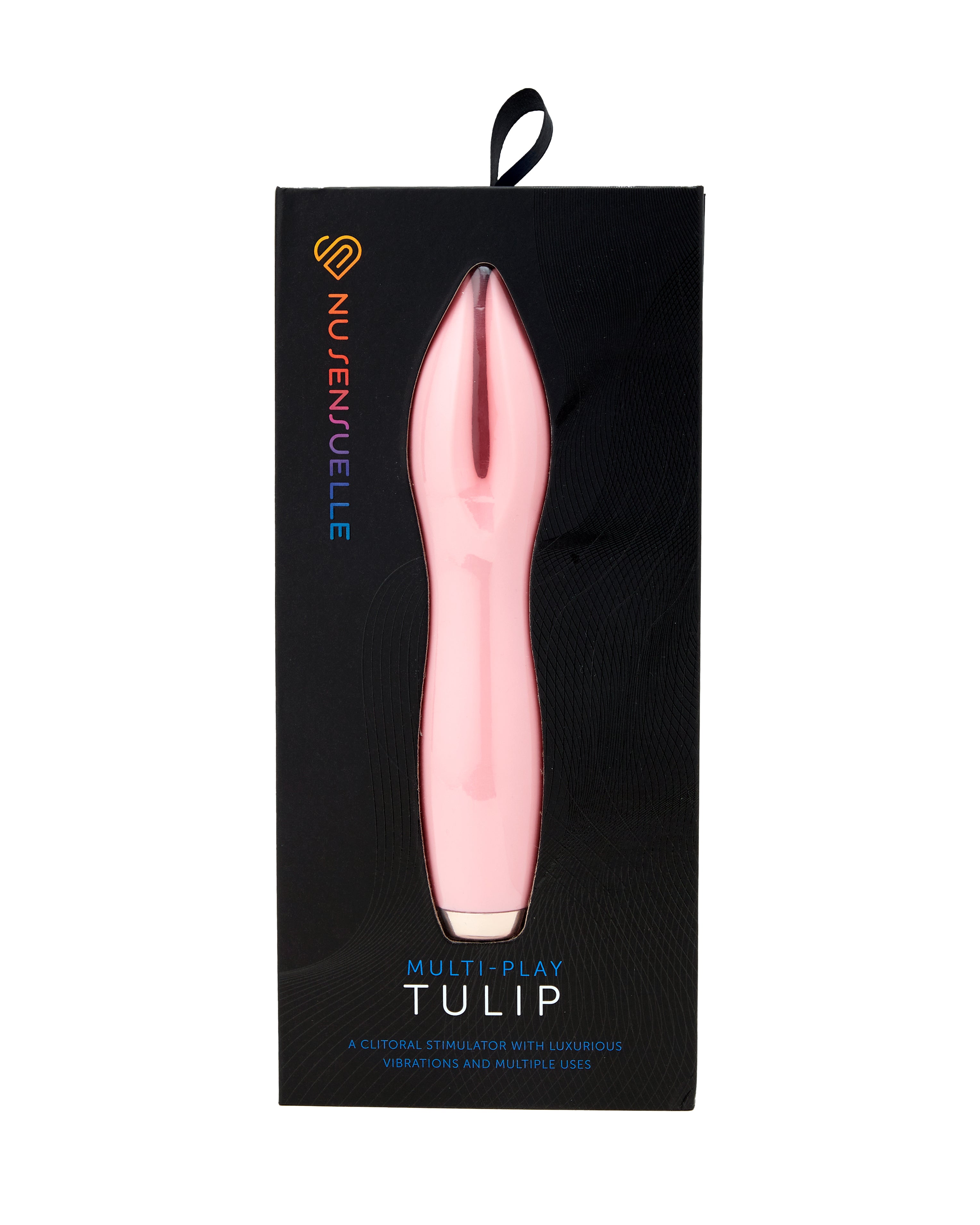 Pink Nu Sensuelle Tulip Multi-Play vibrator in packaging.