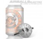 Electro Silicone Ball Stretcher in Clear Ice with drainage holes.