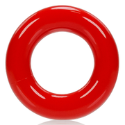 Red stretchy jelly cock ring.