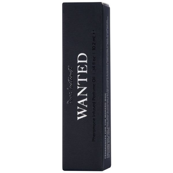 Pure Instinct Wanted Pheromone Infused Perfume Oil for men.