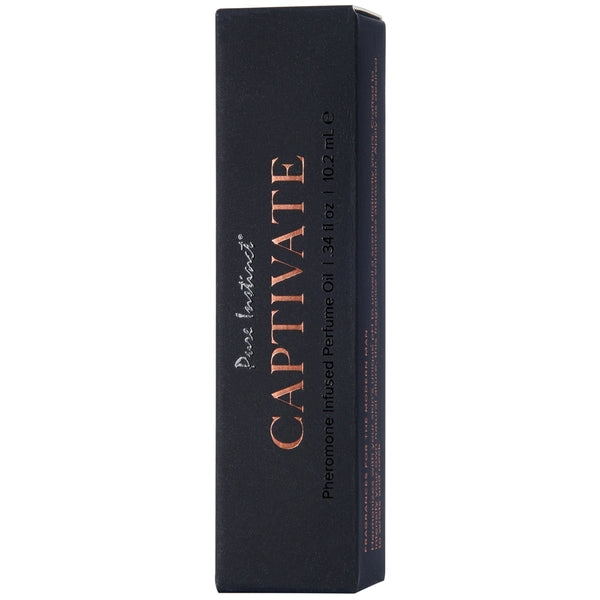 Pure Instinct Captivate Pheromone Perfume Oil for Men, 10.2ml.