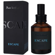 Pure Instinct Escape Eau de Parfum for men in a brown glass bottle with a black cap.