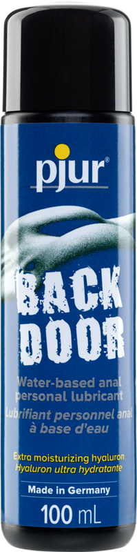 Pjur Back Door water-based anal lubricant with hyaluronan, 100ml.