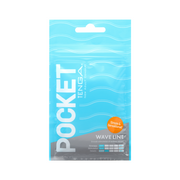 Pocket Tenga Wavy Line disposable male masturbator sleeve.