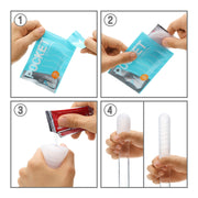 Tenga Pocket Cold Spark disposable masturbator sleeve with lubricant.