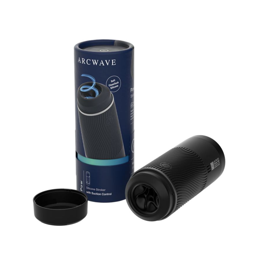 Arcwave Pow manual stroker with suction control and silicone sleeve.