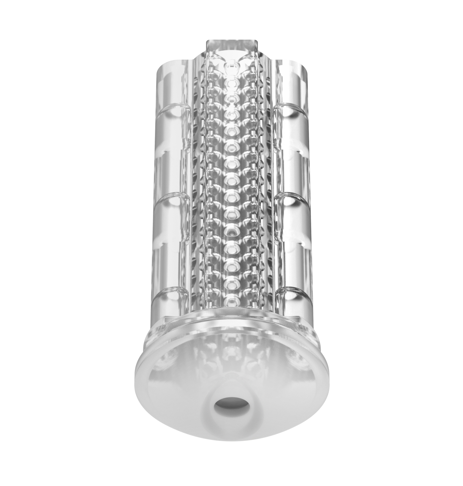 Titan Power Sleeve interactive male stroker with textured surface and vibrations.