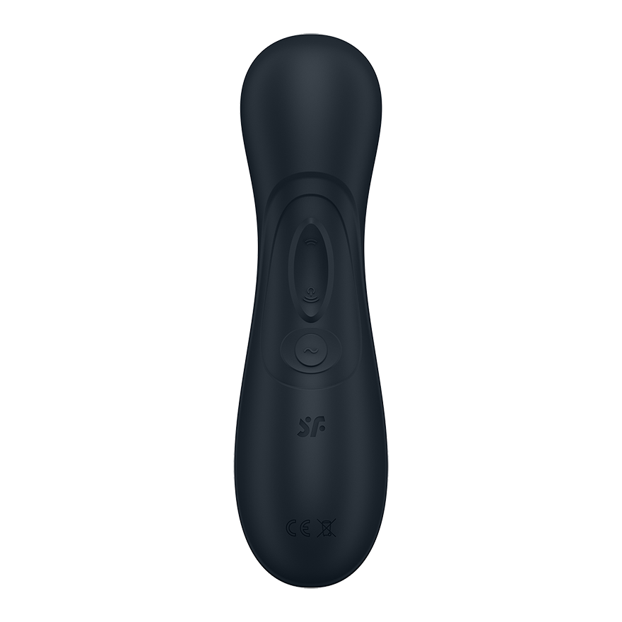 Black Satisfyer Pro 2 Generation 3 app-controlled clitoral vibrator.