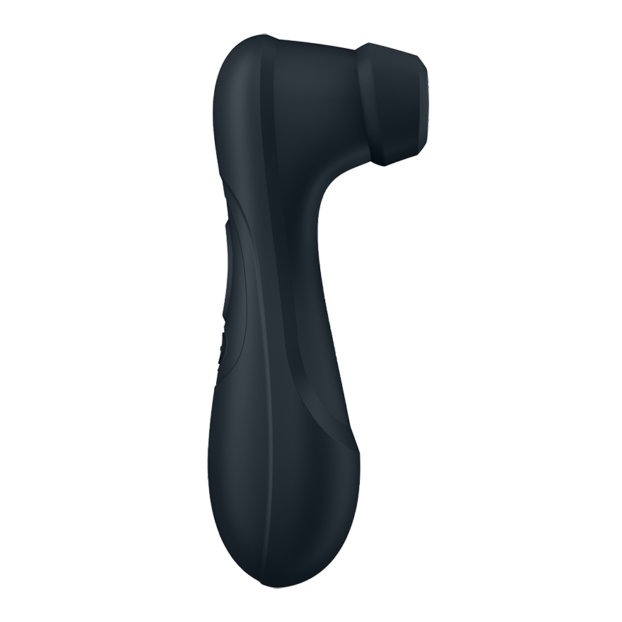 Black Satisfyer Pro 2 Generation 3 app-controlled clitoral vibrator.