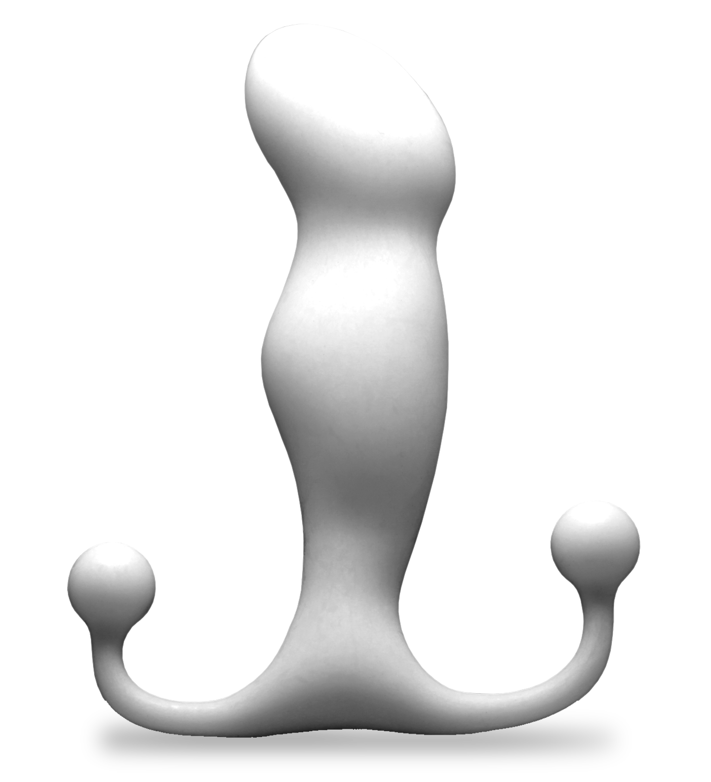 Aneros Progasm Classic prostate massager with a curved base and two spheres.