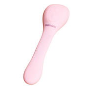Pink dual stimulation vibrator with "PUISSANTE" text.