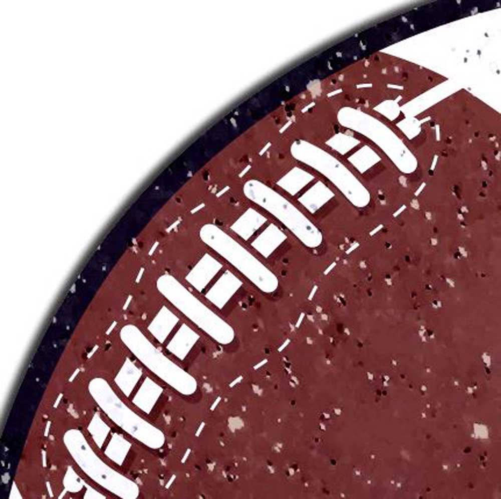 Sparkly velvet football nipple pasties with white laces.