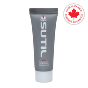 Sutil Rich personal lubricant sample tube with Made in Canada logo.