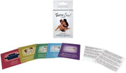 Tantric Sex cards with illustrations of couples and text.