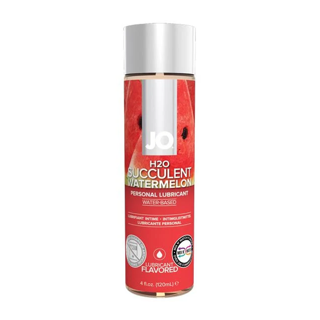 JO H2O Succulent Watermelon personal lubricant, water-based, 4oz.