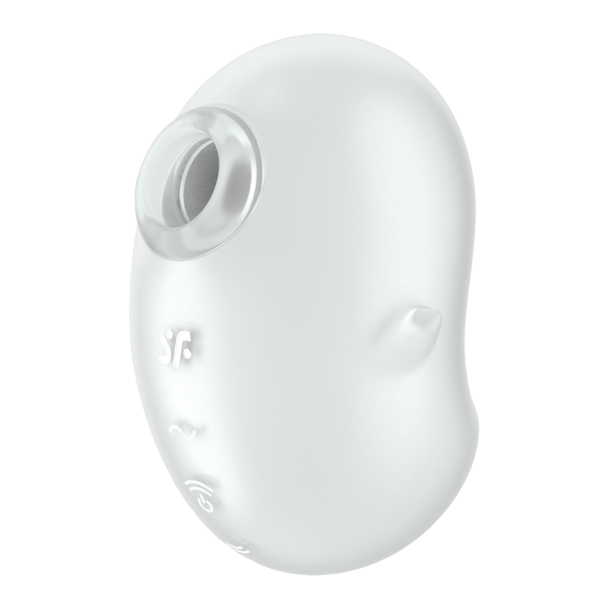 Satisfyer Cutie Ghost clitoral vibrator with air pulse technology.