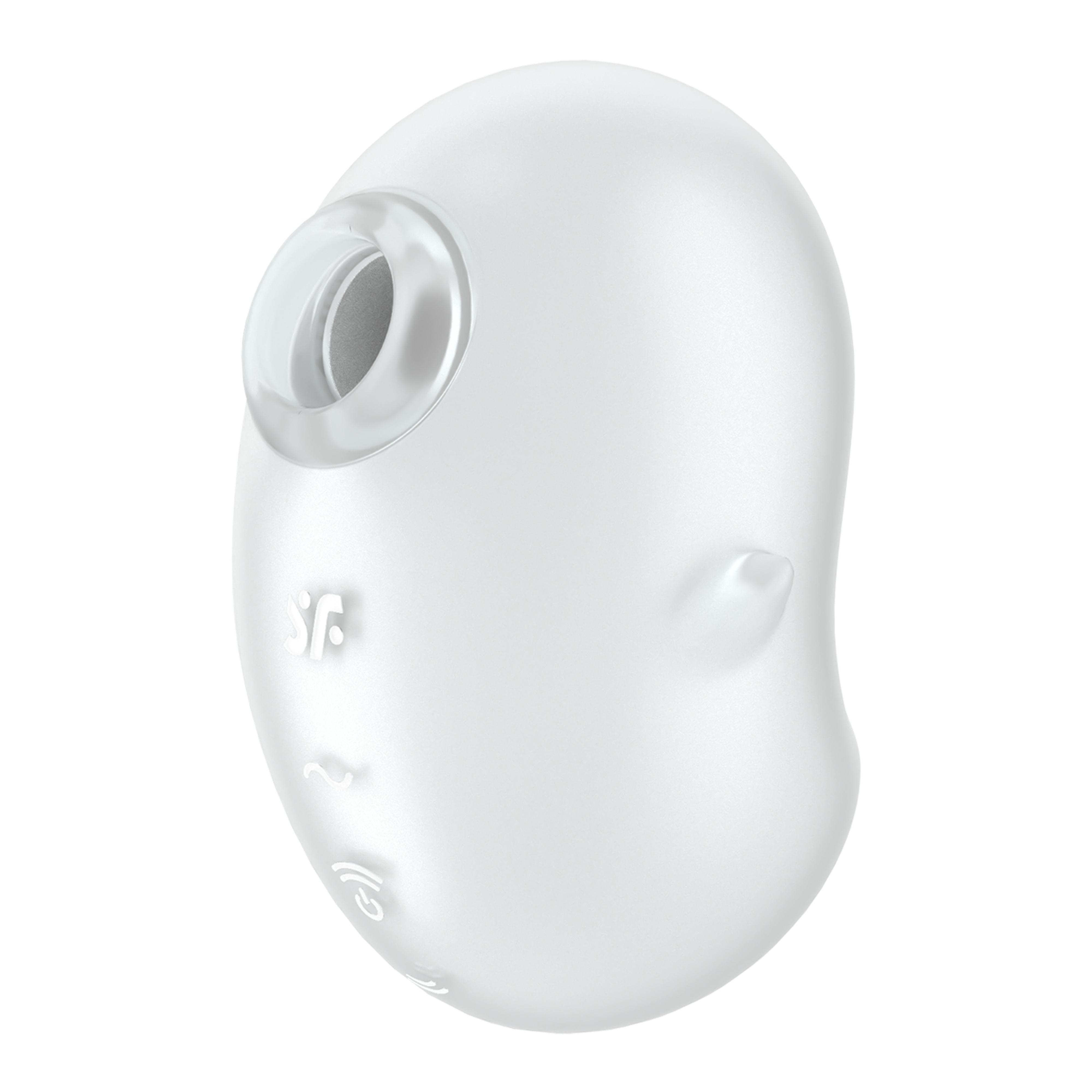 Satisfyer Cutie Ghost clitoral vibrator with air pulse technology.