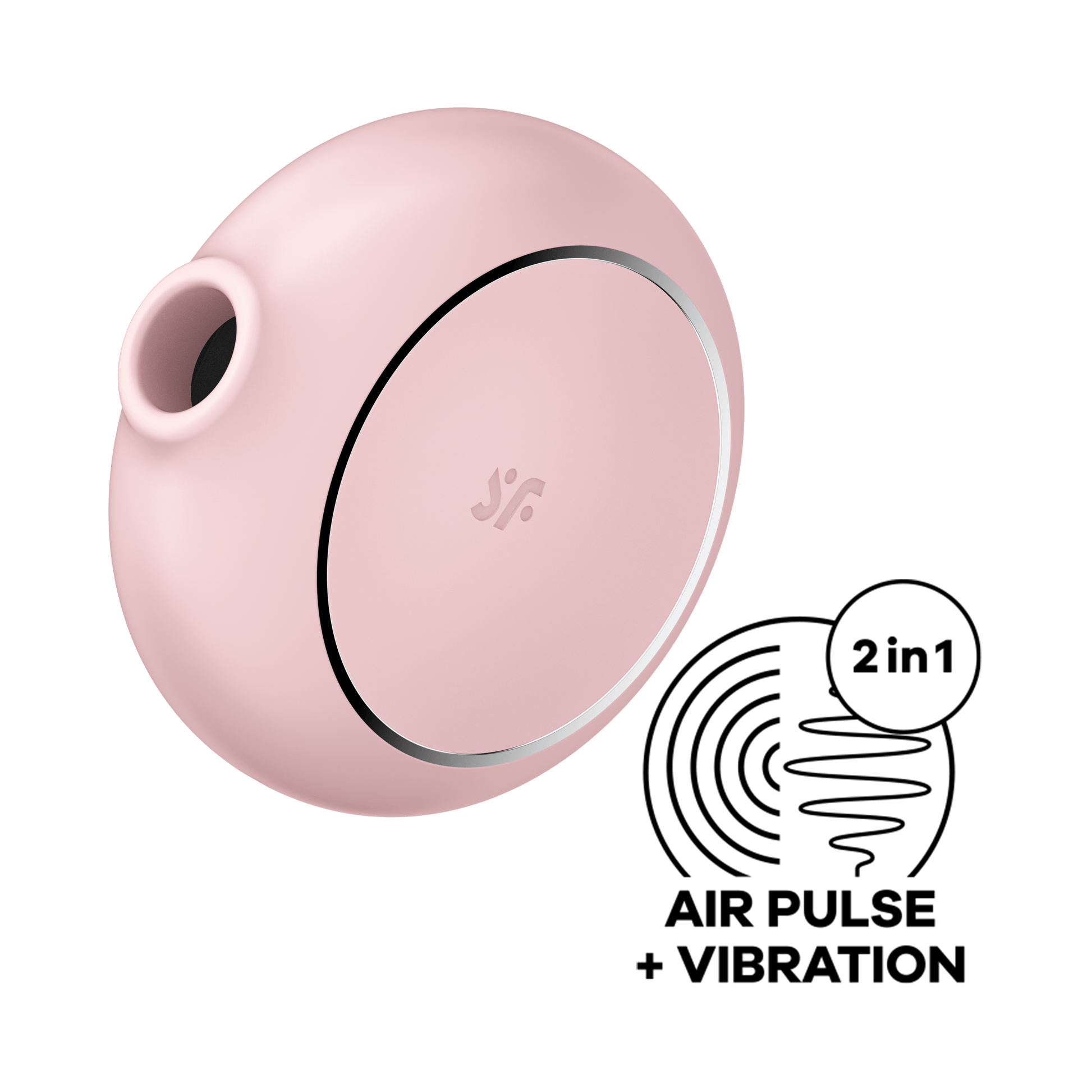 A pink Satisfyer Pro To Go 3 clitoral vibrator with air pulse and vibration features.