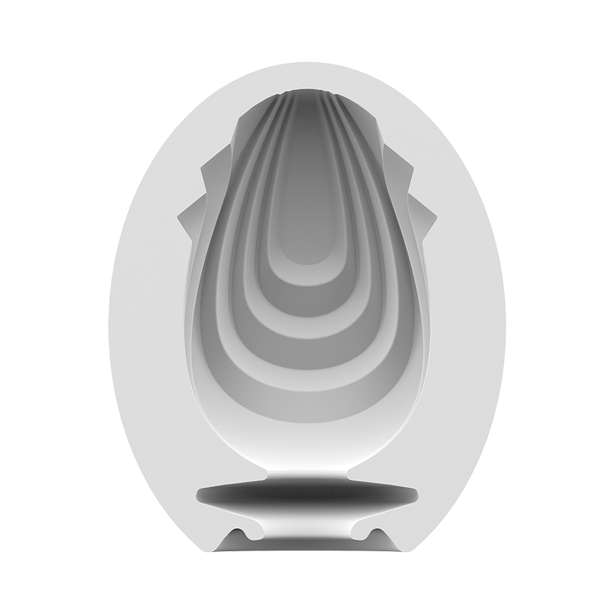 Satisfyer Savage Masturbator Egg set with textured interior.