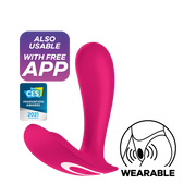 Pink app-controlled wearable G-spot vibrator with CES Innovation Award 2021.