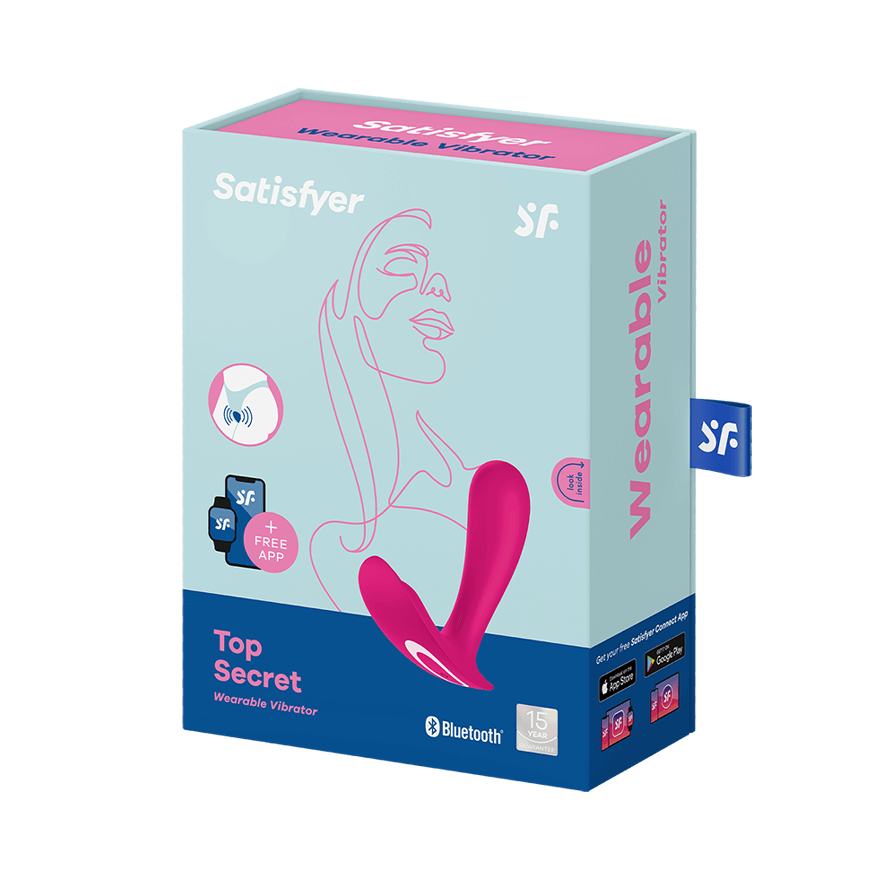 Pink Satisfyer wearable G-spot vibrator with app control.