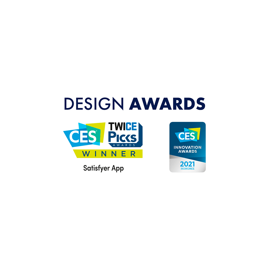 Satisfyer app-controlled wearable G-spot vibrator with CES awards.