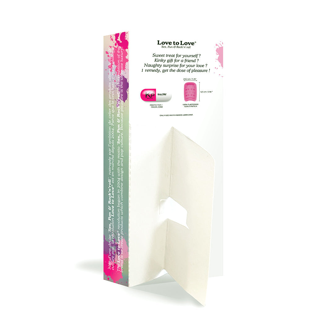 Kinky Pink Disposable Male Masturbator 6-Pack from Love to Love.