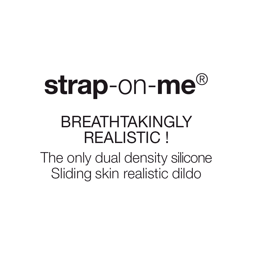 Strap-On-Me realistic dual density silicone dildo.