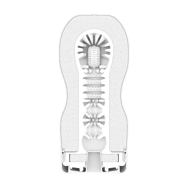 Tenga Gentle Vacuum Cup disposable male masturbator with textured interior.