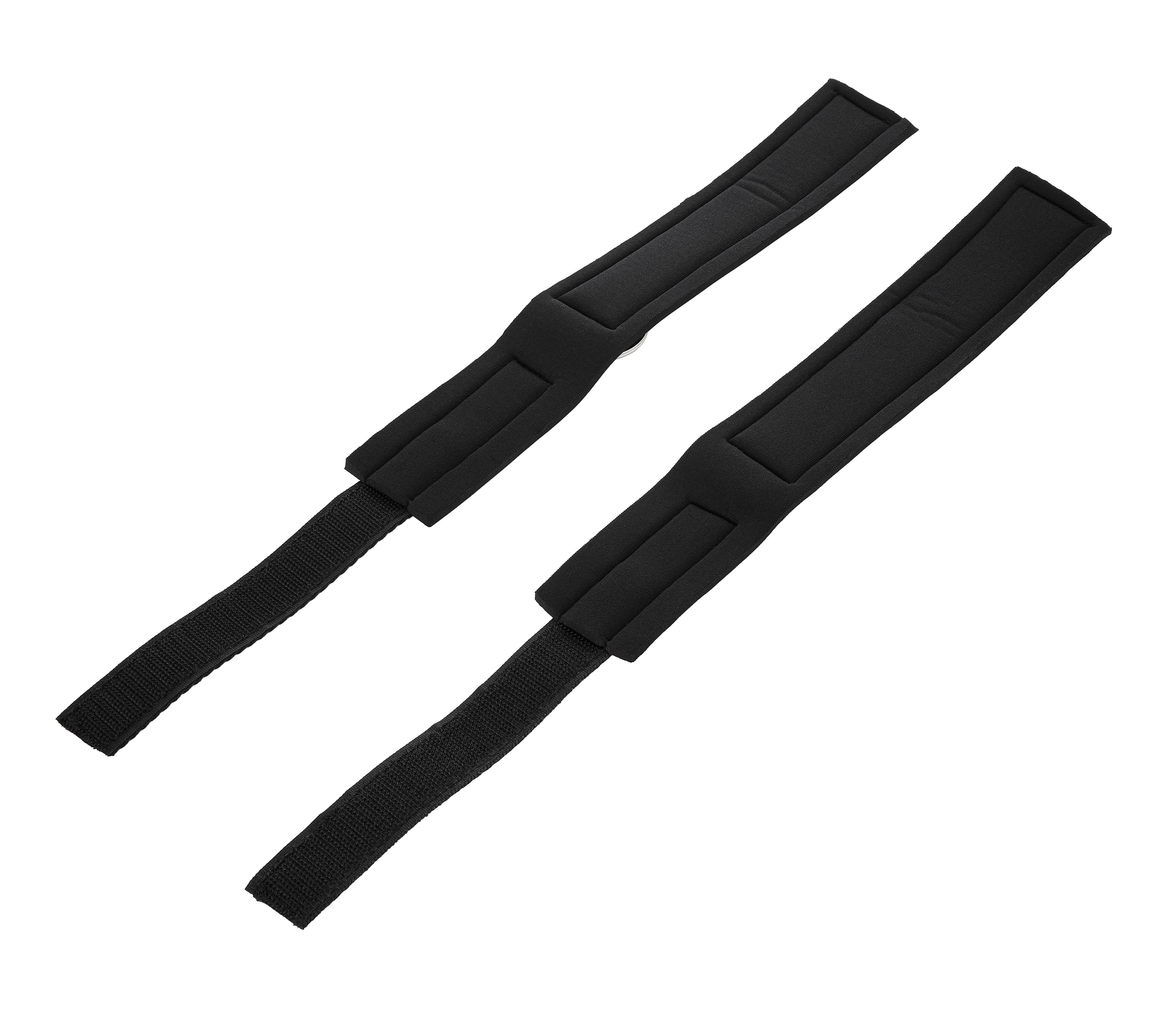 Black adjustable neoprene cuffs with velcro straps.