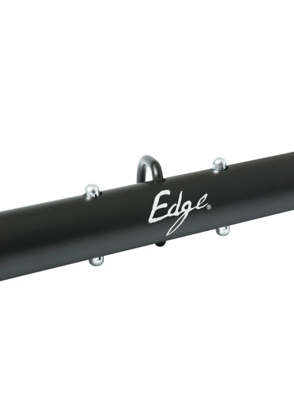 Black adjustable aluminum spreader bar with "Edge" logo and silver attachment points.