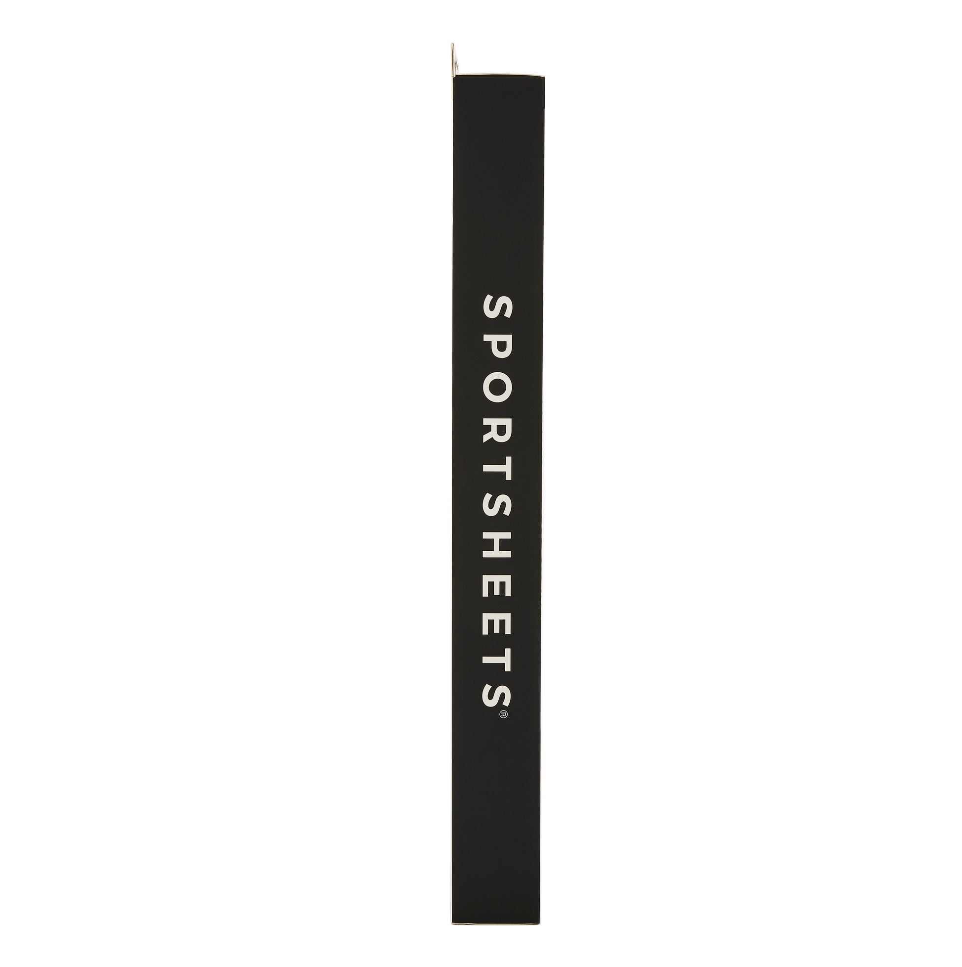 Black box with white text "SPORTSHEETS"