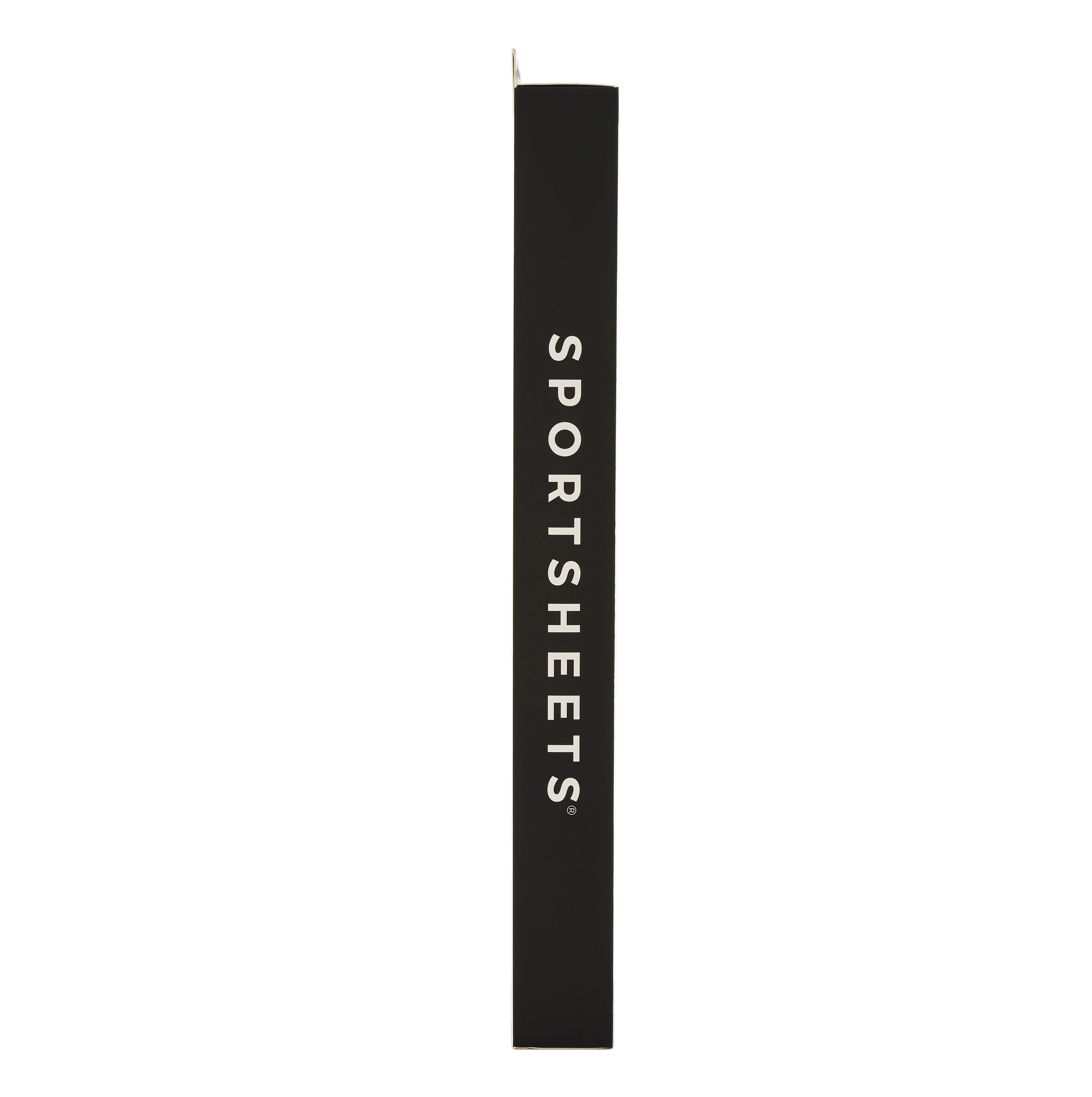 Black box with white text "SPORTSHEETS"
