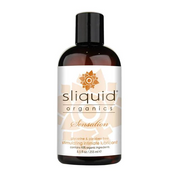 Sliquid Organics Sensation stimulating intimate lubricant in an 8.5oz bottle.