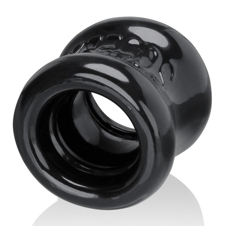Black ergonomic ball stretcher made of soft FLEXtpr.