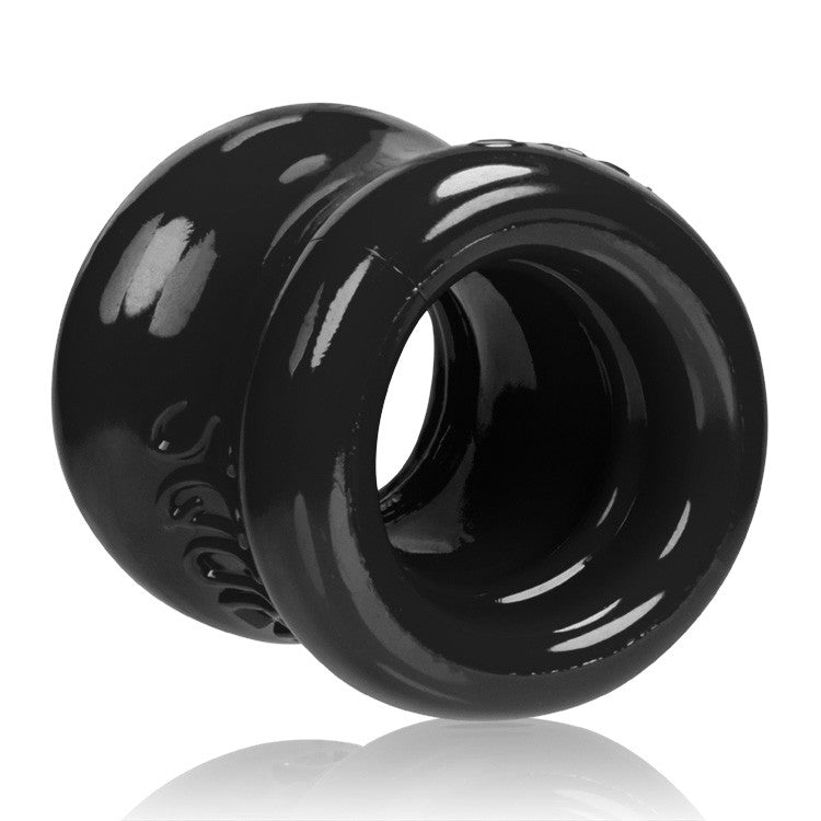 Black ergonomic ball stretcher made of soft FLEXtpr.