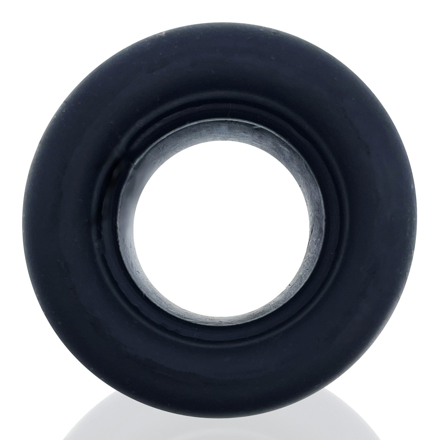 Black FLEXtpr ball stretcher with a smooth, rounded shape.