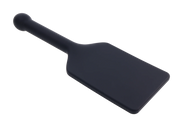 Dark grey silicone paddle with a rounded handle.