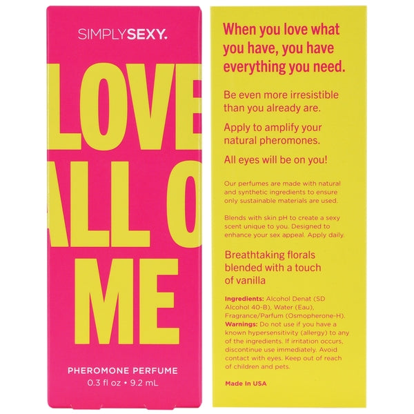 Simply Sexy Pheromone Perfume with floral and vanilla fragrance.