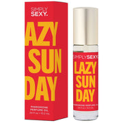 Simply Sexy Lazy Sunday Pheromone Perfume Oil bottle and box.