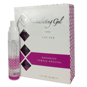 ID Lubricants stimulating gel for her in a 1 fl oz bottle and box.