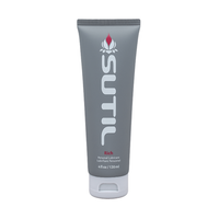 Sutil Rich thick water-based lubricant in a grey tube with a white cap.