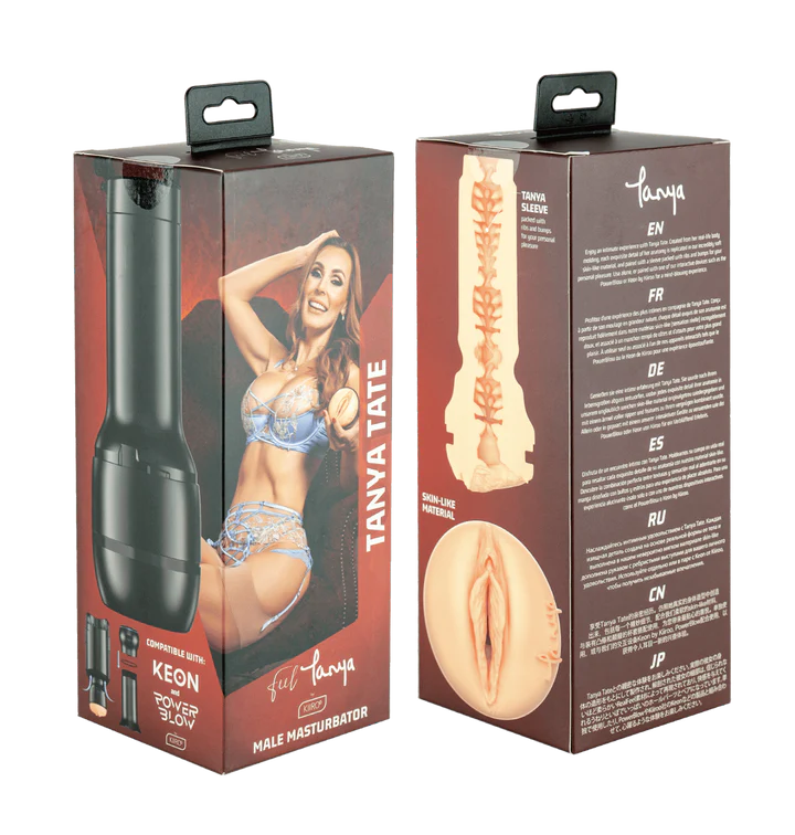 Tanya Tate interactive stroker with lifelike TPE sleeve and internal texture.