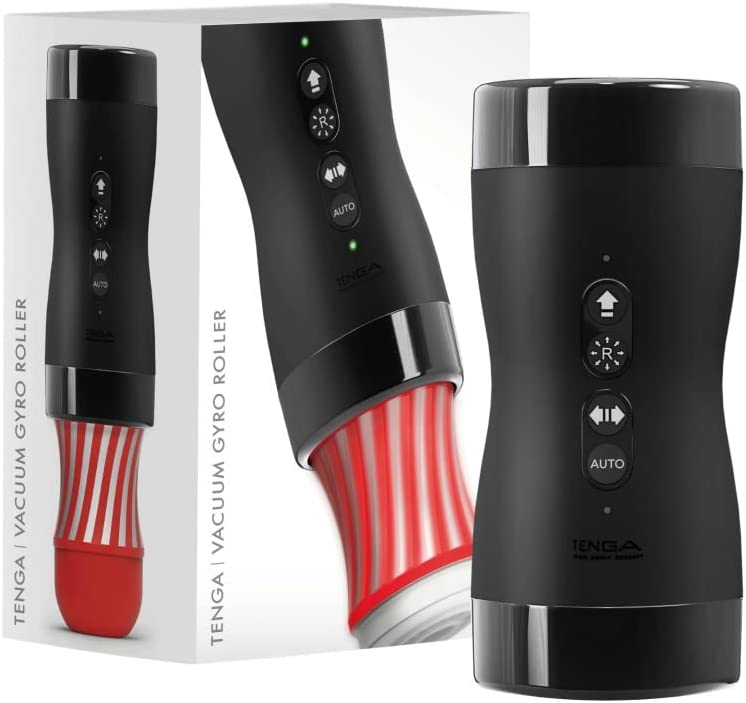 Tenga Vacuum Gyro Roller with rotating suction and control buttons.