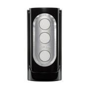 Black Tenga Flip Hole masturbator with three white buttons.