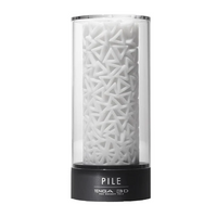 Tenga 3D Pile textured male masturbator in a clear case.